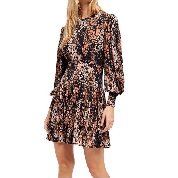 Free People Heartbearts Long Sleeve Dress - Picture 1 of 4